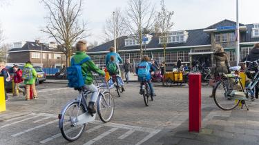 Kinderen gaan naar school in Utrecht