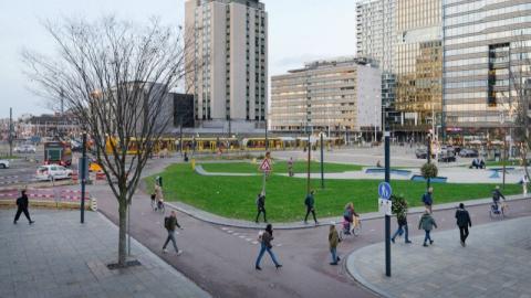 Croeslaan en Jaarbeursplein