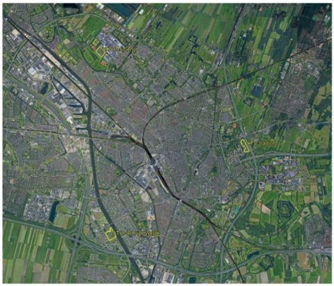 Onderzochte locaties