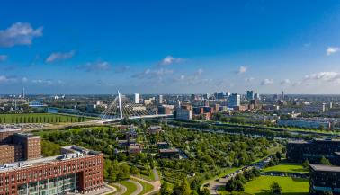 Utrecht vanuit Papendorp
